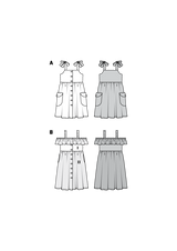 Burda Style Child Dress Sewing Pattern for Stylish Creations B9304