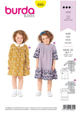 Burda Style Child Dress Sewing Pattern for Stylish Creations B9305