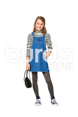 Burda Style Child Girl Skirt Pant Sewing Pattern B9356