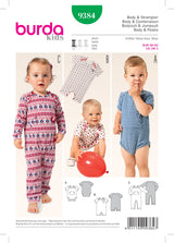 Burda Style Baby Romper Sewing Pattern for Adorable Outfits B9384