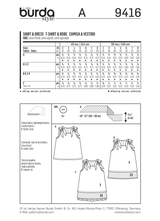 Burda Style Dress Child Sewing Pattern for Stylish Creations B9416