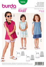 Burda Style Dress Child Sewing Pattern for Stylish Creations B9416
