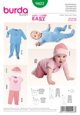 Burda Style Sportswear Baby Sewing Pattern for Stylish Creations B9423