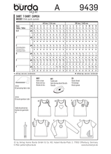 Burda Style Children's Fashion Sewing Pattern for Creative Projects B9439