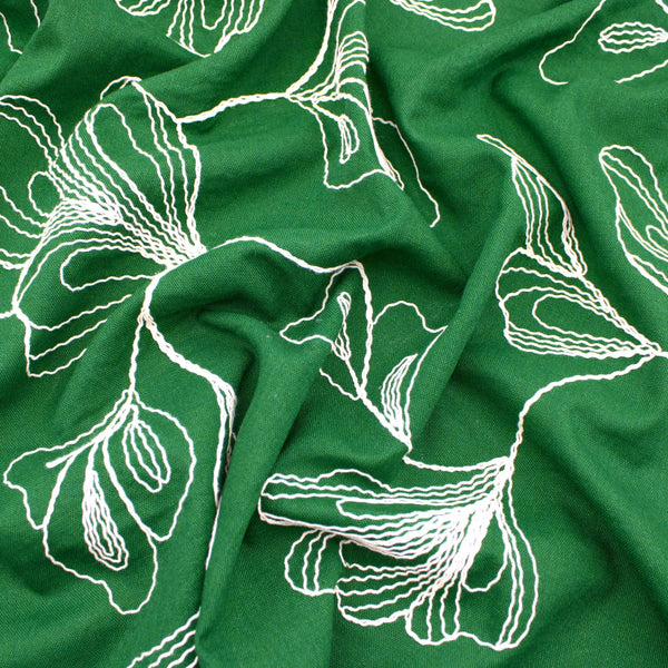 Barbara Viscose Linen Dressmaking Fabric