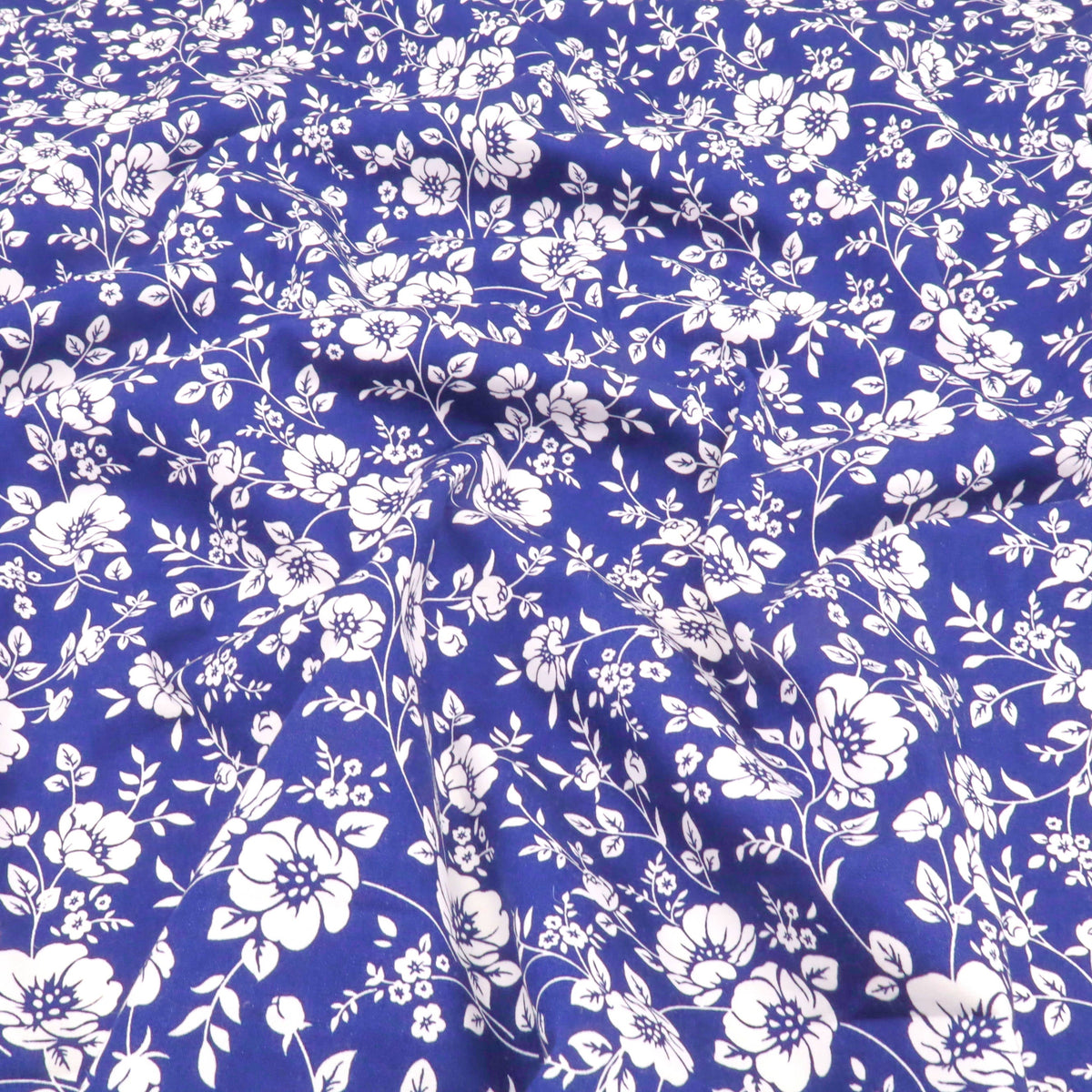 Flowers on Blue