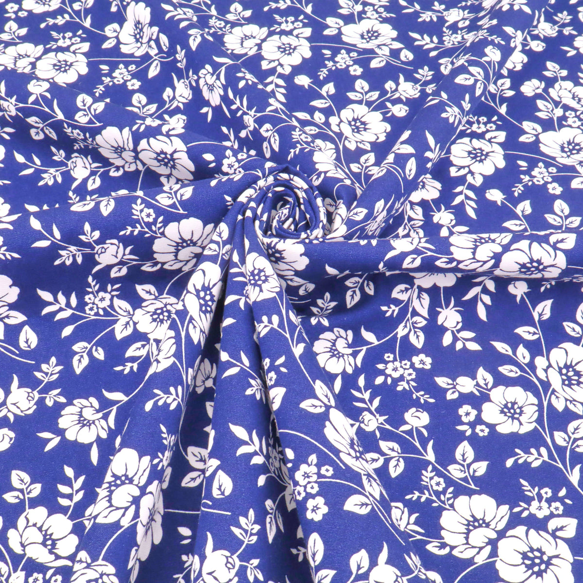 Flowers on Blue