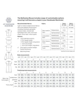 Bellissima Blouse Sewing Pattern - By My Handmade Wardrobe