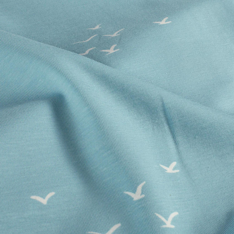 Birds on Baby Blue