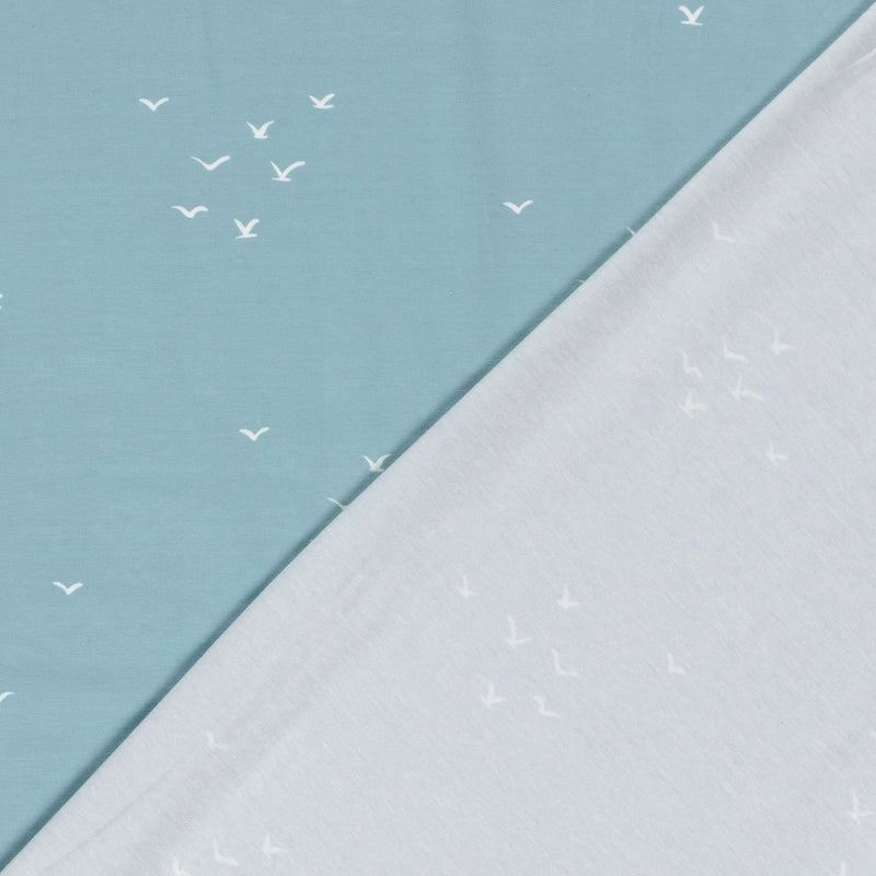 Birds on Baby Blue