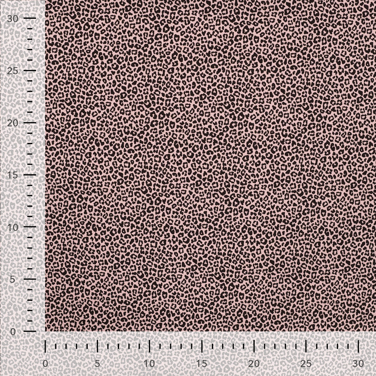 Bonnie Printed Cotton Jersey Dressmaking Fabric - Mini Leopard Mauve
