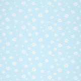 White Daisies on Blue