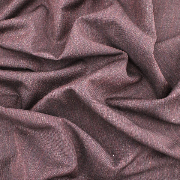 Camira Wool Blend Suiting Fabric - Burgundy