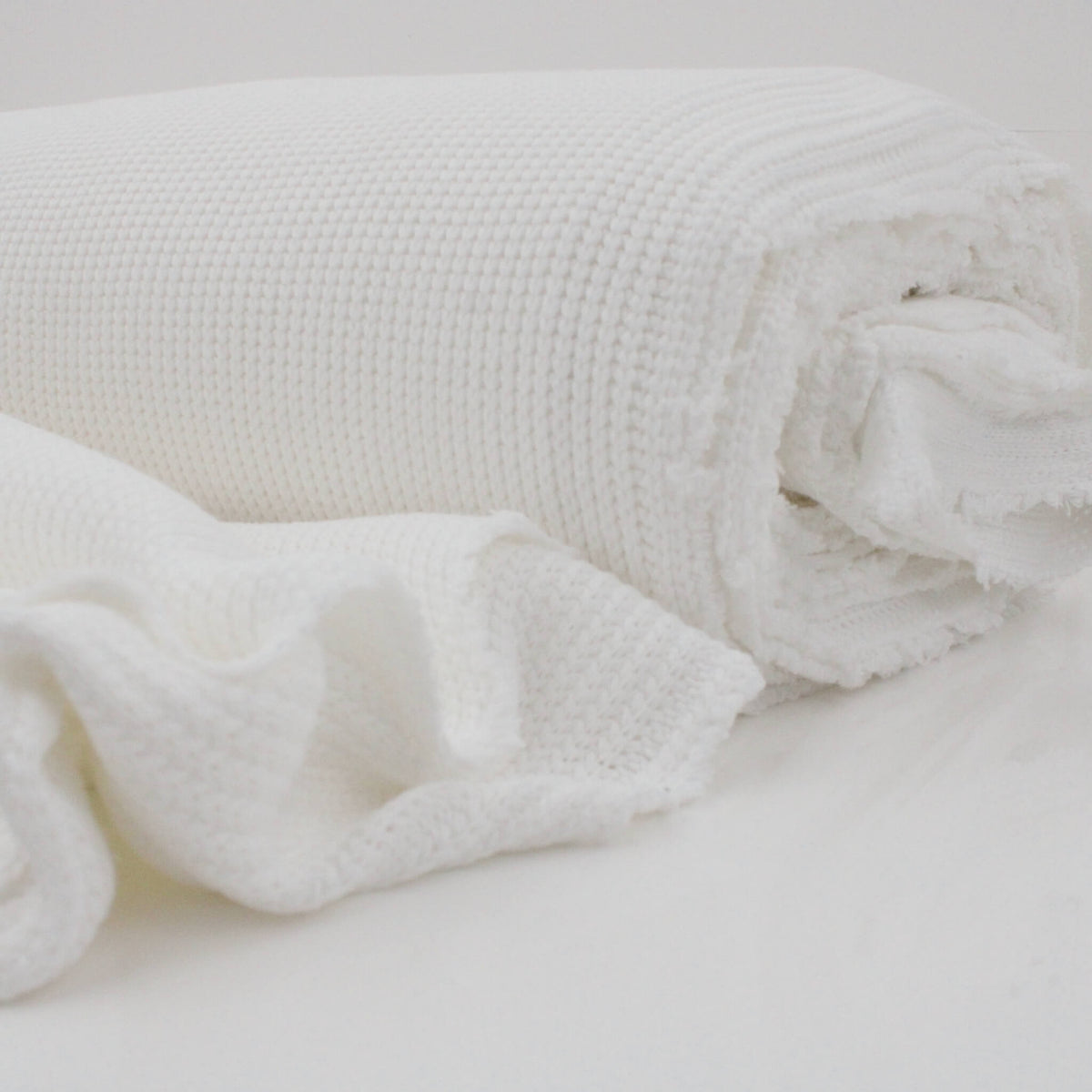 Carly Thick Cotton Knitted Jumper Sweater  - Cable Cream