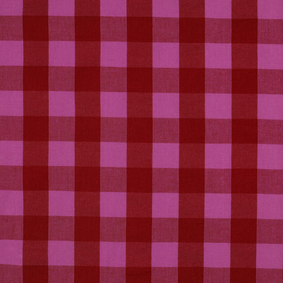 Verona Checked Yarn-Dyed Cotton Dressmaking Fabric - Red & Fuchsia