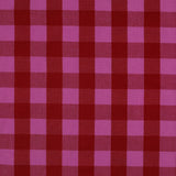 Verona Checked Yarn-Dyed Cotton Dressmaking Fabric - Red & Fuchsia