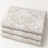 Cloud9 Gentle Whispers Organic Cotton Quilting Fabric - Magnolia Reverie Natural