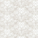 Cloud9 Gentle Whispers Organic Cotton Quilting Fabric - Magnolia Reverie Natural