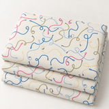 Cloud9 Playful Dogs Organic Cotton Quilting Fabric - Playful Leashes