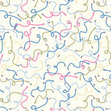 Cloud9 Playful Dogs Organic Cotton Quilting Fabric - Playful Leashes