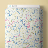 Cloud9 Playful Dogs Organic Cotton Quilting Fabric - Playful Leashes