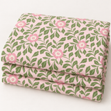 Cloud9 Summer Garden Organic Cotton Quilting Fabric - Garden Whispers Pink