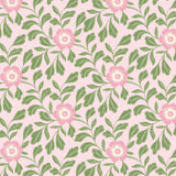 Cloud9 Summer Garden Organic Cotton Quilting Fabric - Garden Whispers Pink