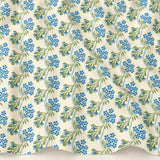 Cloud9 Summer Garden Organic Cotton Quilting Fabric - Heritage Garden Blue