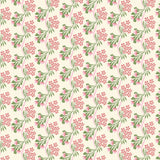 Cloud9 Summer Garden Organic Cotton Quilting Fabric - Heritage Garden Red