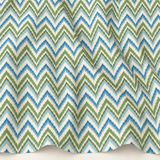 Cloud9 Summer Garden Organic Cotton Quilting Fabric - Vintage Flames Blue