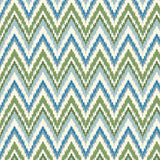 Cloud9 Summer Garden Organic Cotton Quilting Fabric - Vintage Flames Blue