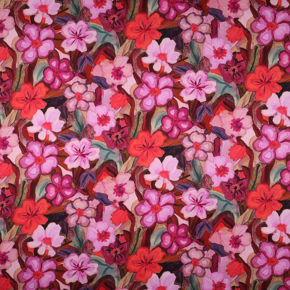 Painted Fuchsia Flowers