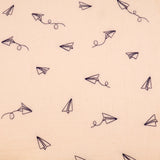 Colette Yarn Dyed Cotton Double Gauze Crinkle Dressmaking Fabric - Paper Planes