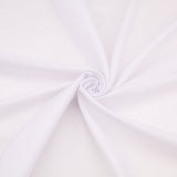 Combed Plain Cotton Lawn Dressmaking Fabric  - White