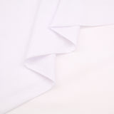 Combed Plain Cotton Lawn Dressmaking Fabric  - White