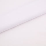 Combed Plain Cotton Lawn Dressmaking Fabric  - White