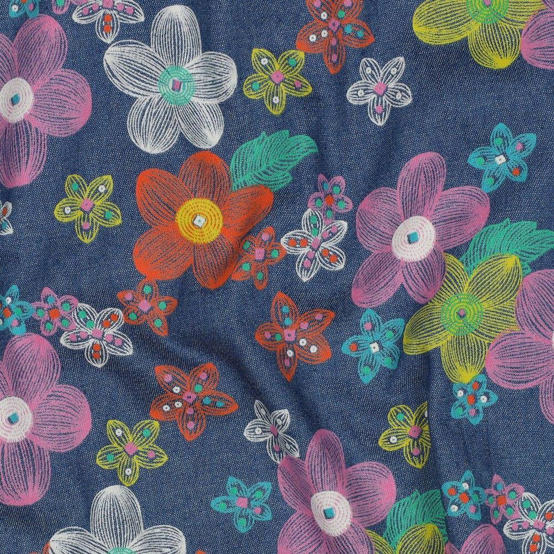 Sketched Coloured Flowers