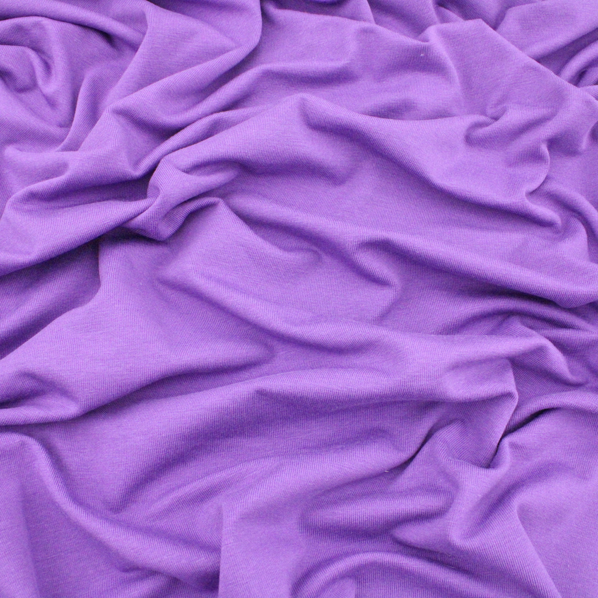 Cotton Jersey Plain/Solid OEKO-TEX Stretch - Purple