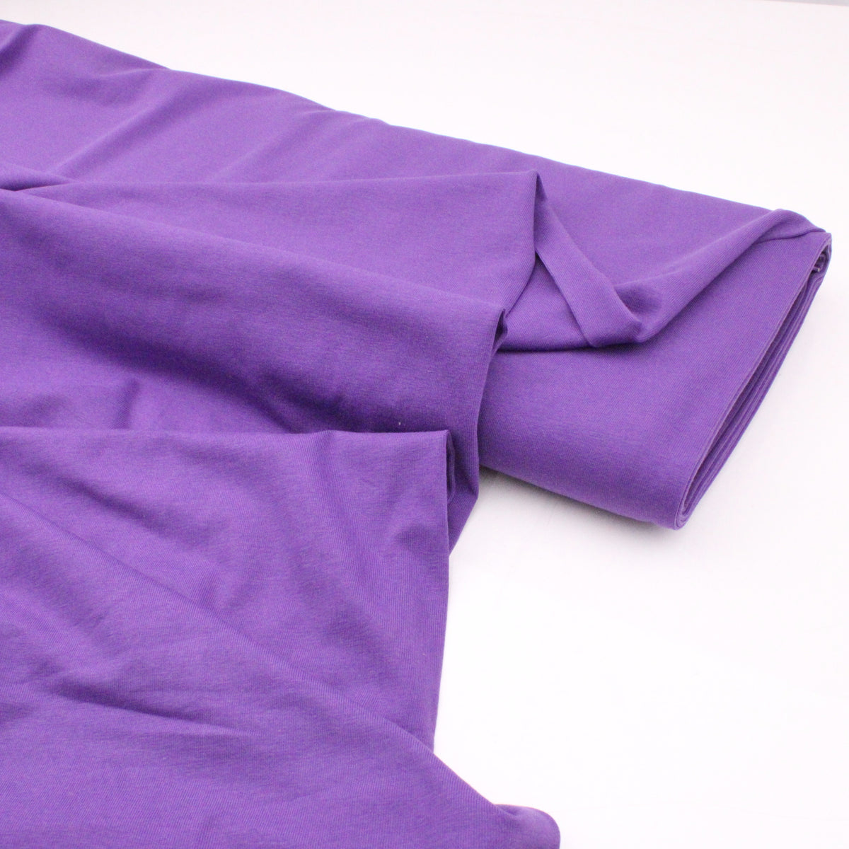 Cotton Jersey Plain/Solid OEKO-TEX Stretch - Purple
