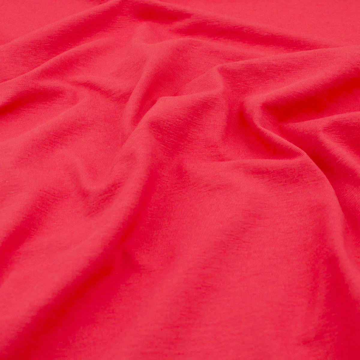 Cotton Jersey Plain/Solid OEKO-TEX Stretch - Red