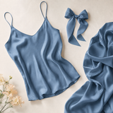Mulberry Pure 100% Silk 22 Momme Luxury Bridal Fabric - Bondi Blue