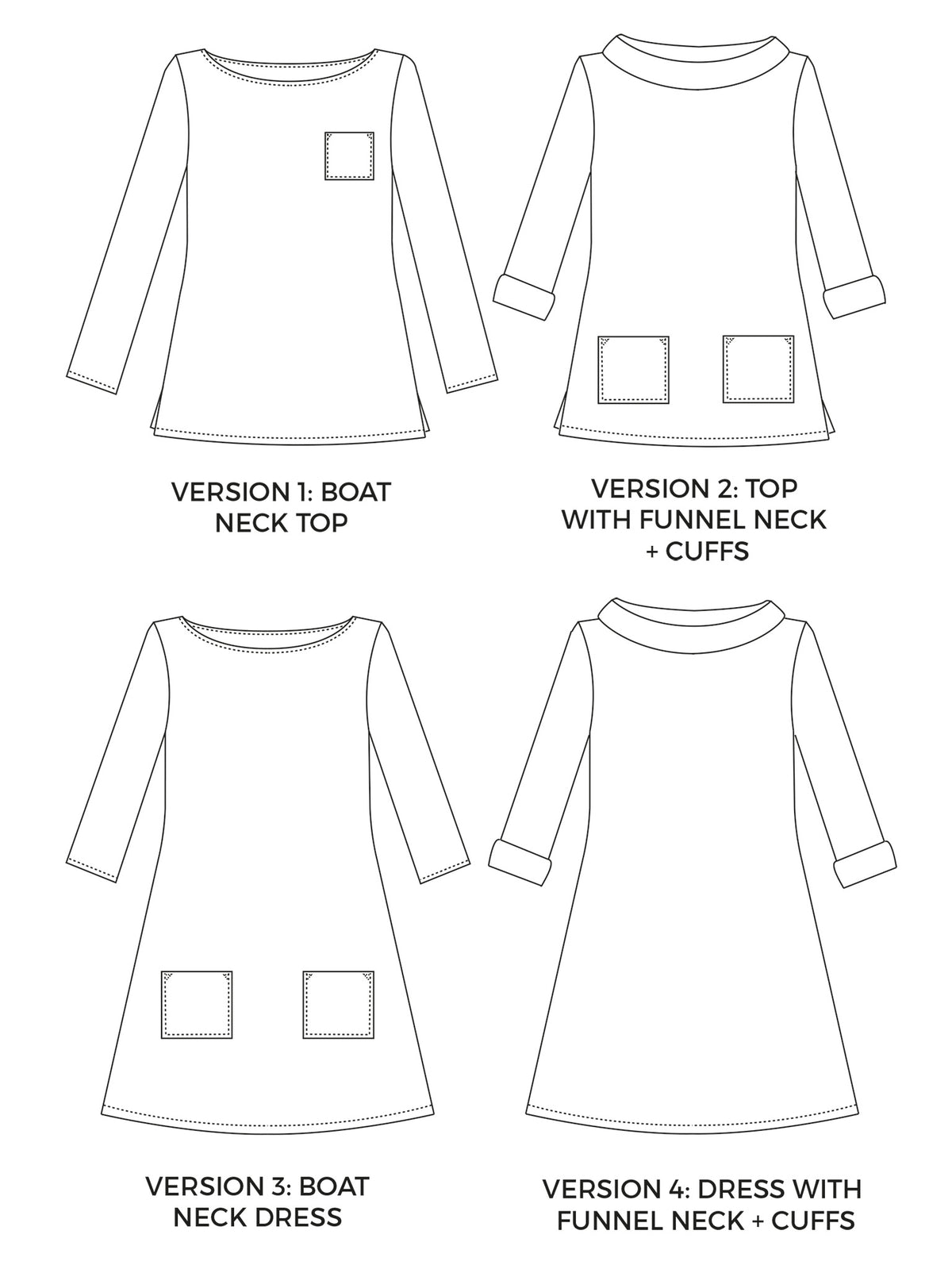 Coco Top and Dress Sewing Pattern - By Tilly and the Buttons