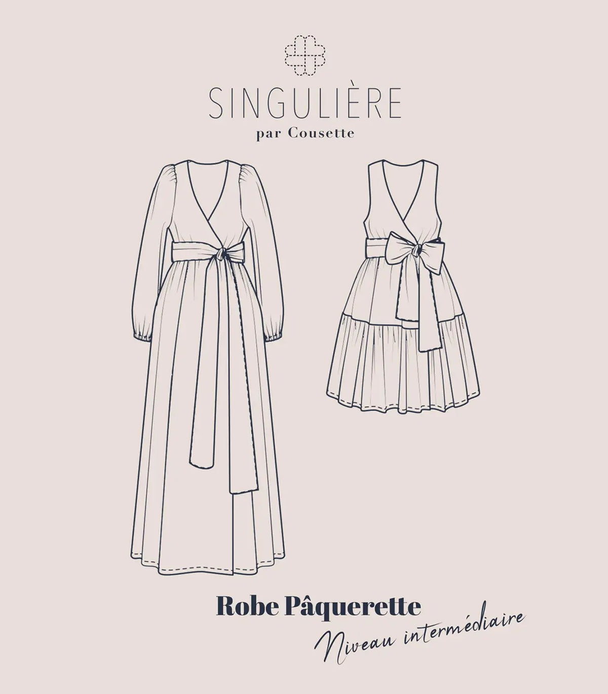 Daisy Dress Sewing Pattern Size XS - 3XL - By Singulière par Cousette
