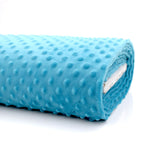 Dimple Dot Soft Fleece Fabric - Turquoise