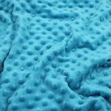 Dimple Dot Soft Fleece Fabric - Turquoise