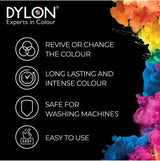 Dylon Wash & Dye Fabric Dye: All-in-One Machine Colour Renewal - Intense Black