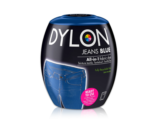 Dylon Washing Machine Fabric Dye Pods: Restore & Revive Clothes - Jeans blue