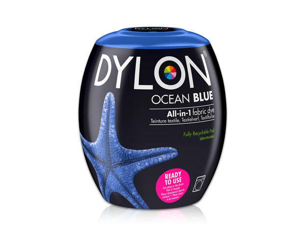 Dylon Washing Machine Fabric Dye Pods: Restore & Revive Clothes - Ocean Blue