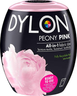 Dylon Washing Machine Fabric Dye Pods: Restore & Revive Clothes - Peony Pink