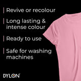 Dylon Washing Machine Fabric Dye Pods: Restore & Revive Clothes - Peony Pink
